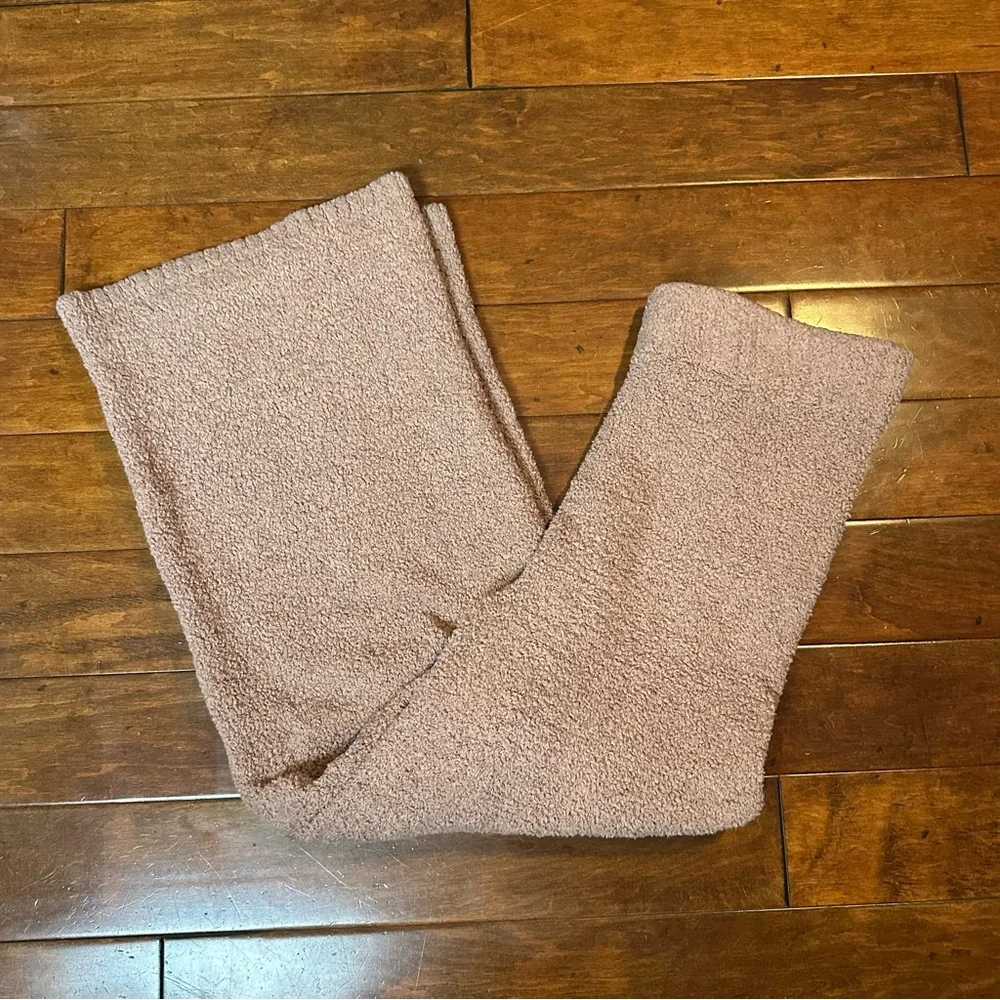 SKIMS Cozy Collection Wide Leg Pants in Blush - Picture 6 of 6